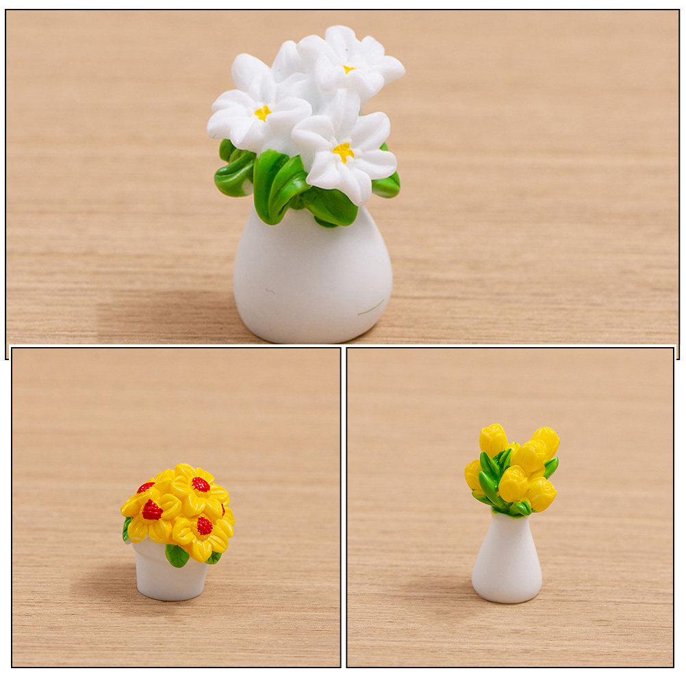 Bonsai Garden House - 6Pcs Tanaman Mini dalam Pot Mirip