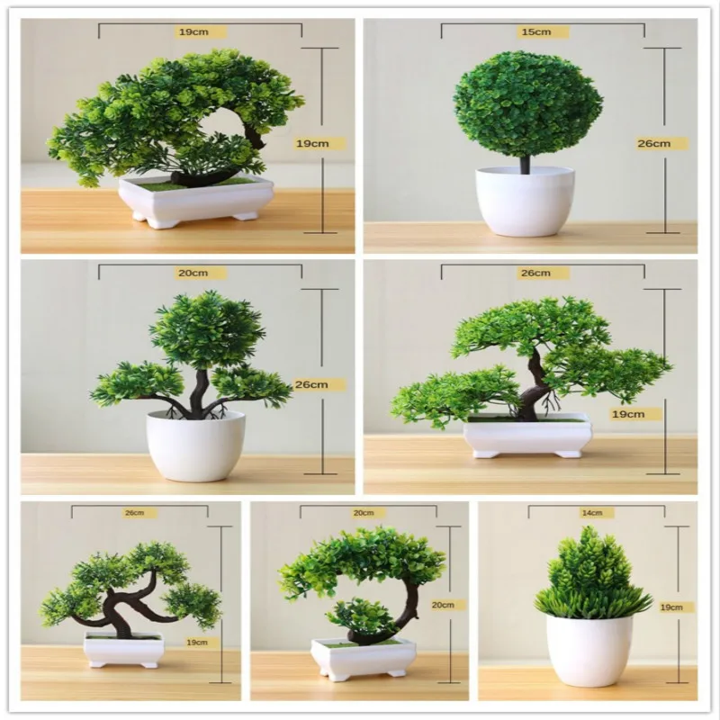 Bonsai Garden Sushi - Buatan Tanaman Pot Bonsai Hijau Kecil