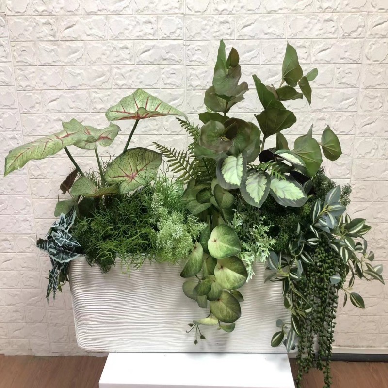 Tanaman palsu bunga buatan, po - Bonsai Garden Sushi ulasan dan harga