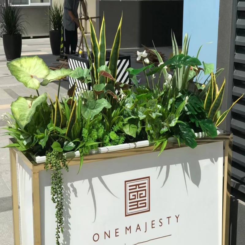 Tanaman palsu bunga buatan, po - Bonsai Garden Sushi ulasan dan harga