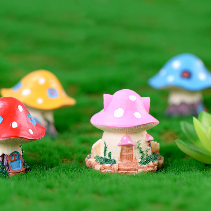 1 PC Kawaii Taman Mini Jamur R - Bonsai Garden House ulasan dan harga