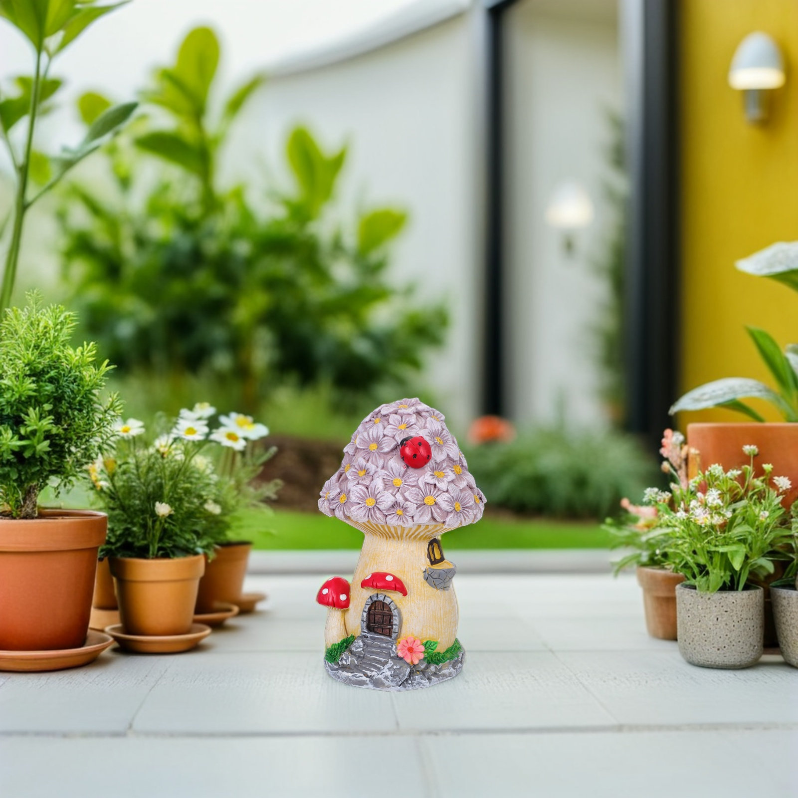 Rumah Jamur Resin Tahan Cuaca, - Bonsai Garden House ulasan dan harga