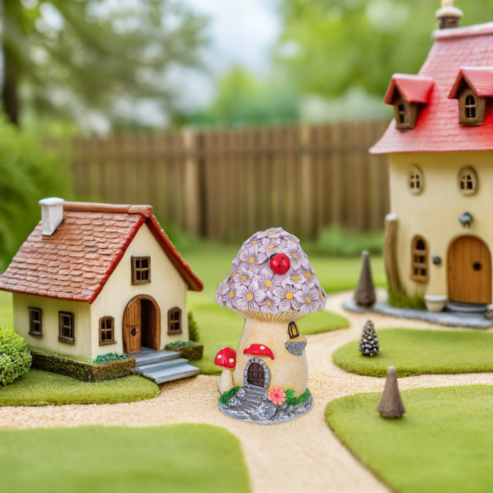 Rumah Jamur Resin Tahan Cuaca, - Bonsai Garden House ulasan dan harga