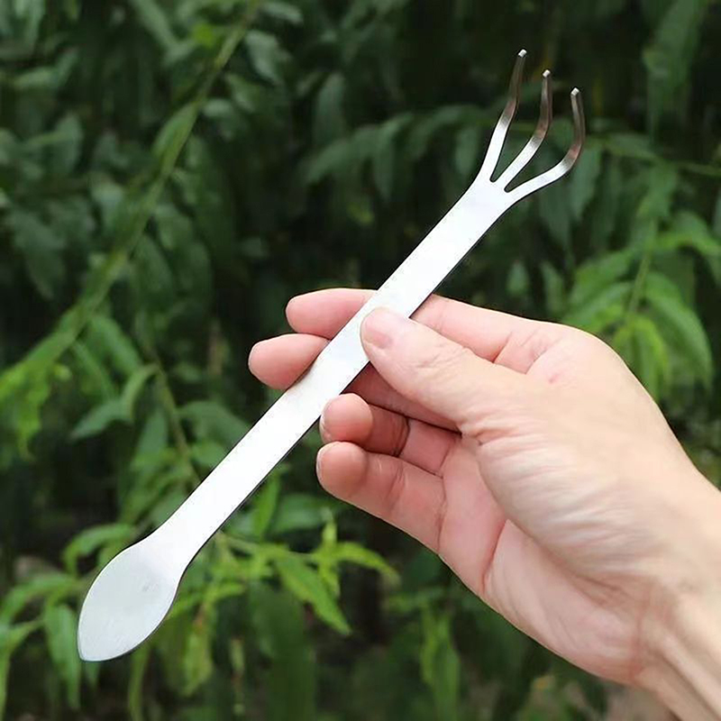 1 Buah Garu Akar Baja Tahan Ka - Bonsai Garden Rake ulasan dan harga