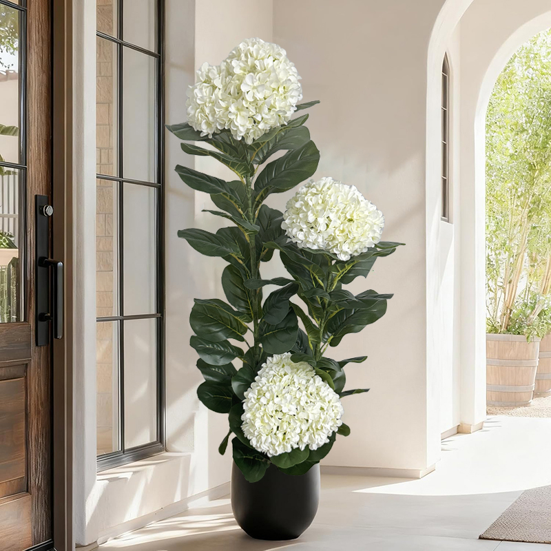 Pohon Hydrangea Buatan 50-150c - Bonsai Garden Sushi ulasan dan harga
